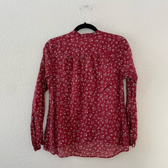 Isabel Marant Étoile Maria Shirt in Grenat - Picture 7 of 7